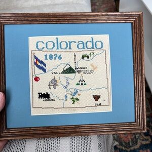 Handmade Cross-stitch Framed